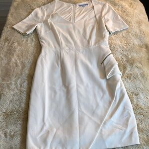 ANTONIO MELANI Cream Mini Dress